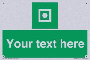 Custom sign safe condition Shipboard general alarm